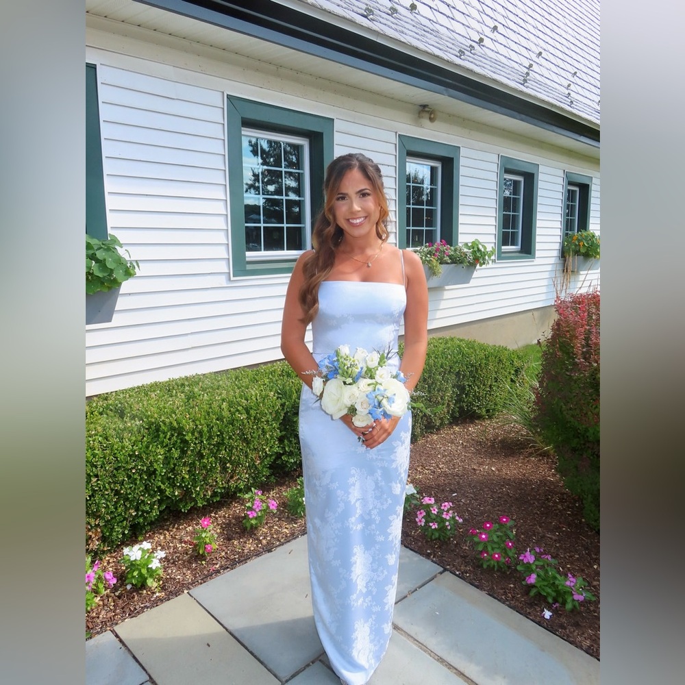 Reformation Light Blue Maxi Slip Dress - Picture 6 of 15